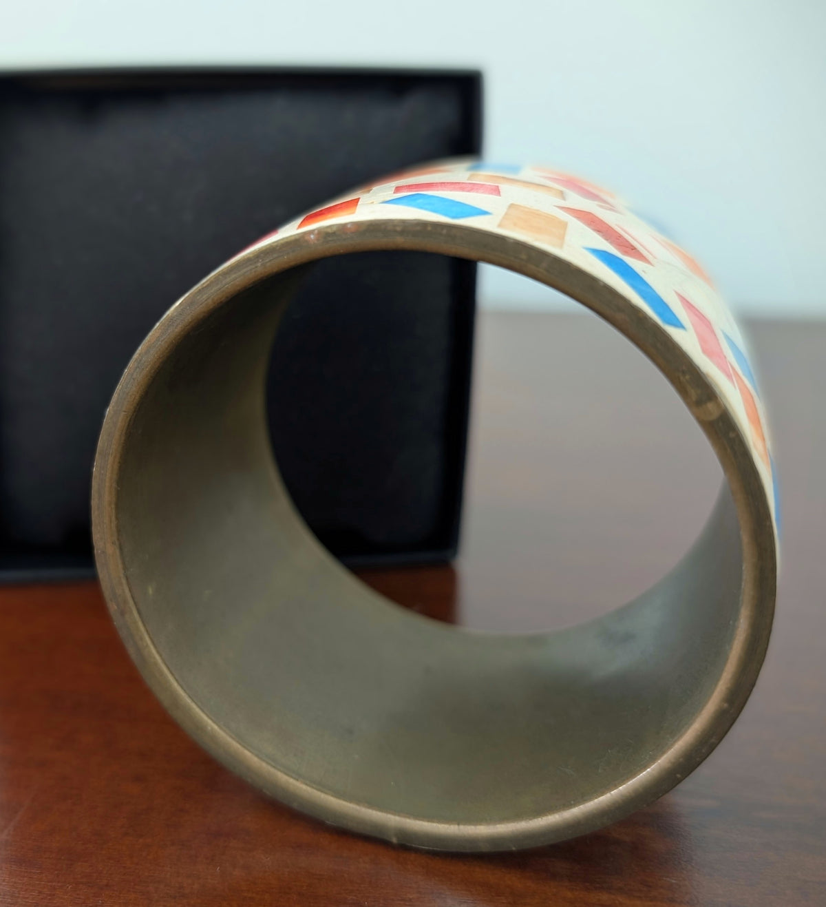 Multi-Color Chunky Bangle Bracelet