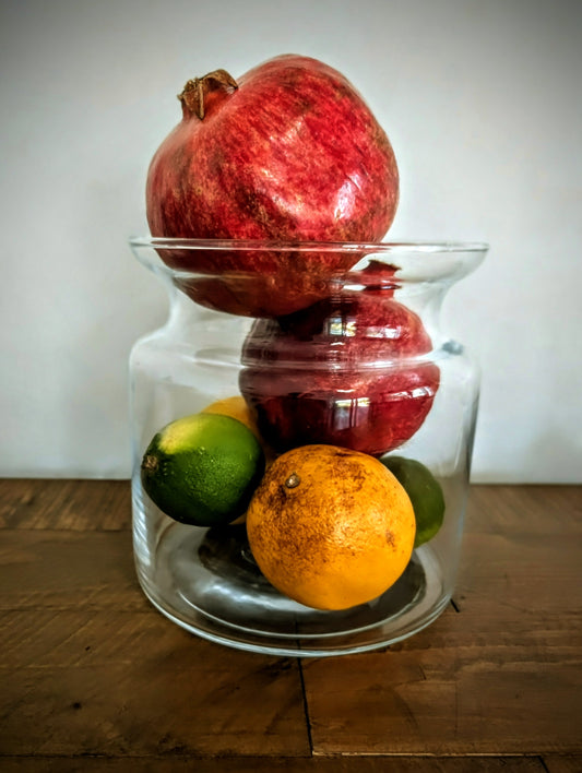 Large Glass Jar Vase