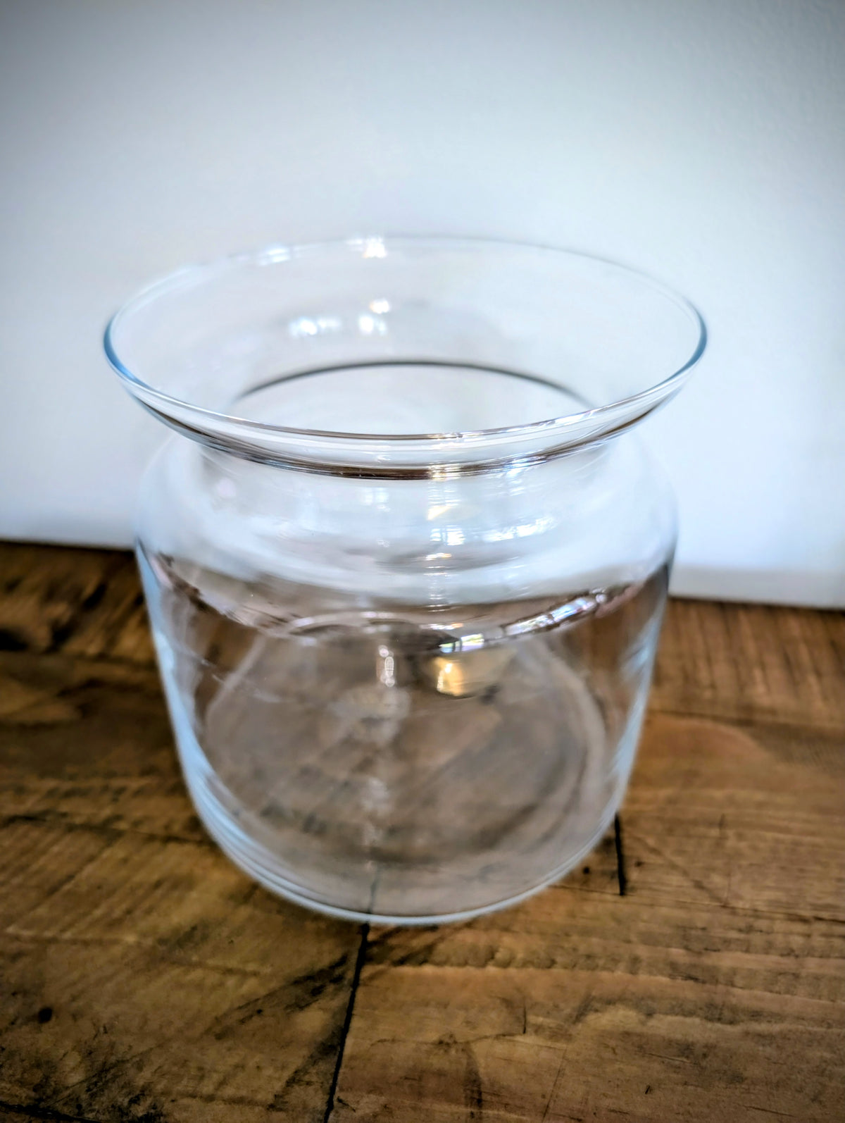 Large Glass Jar Vase