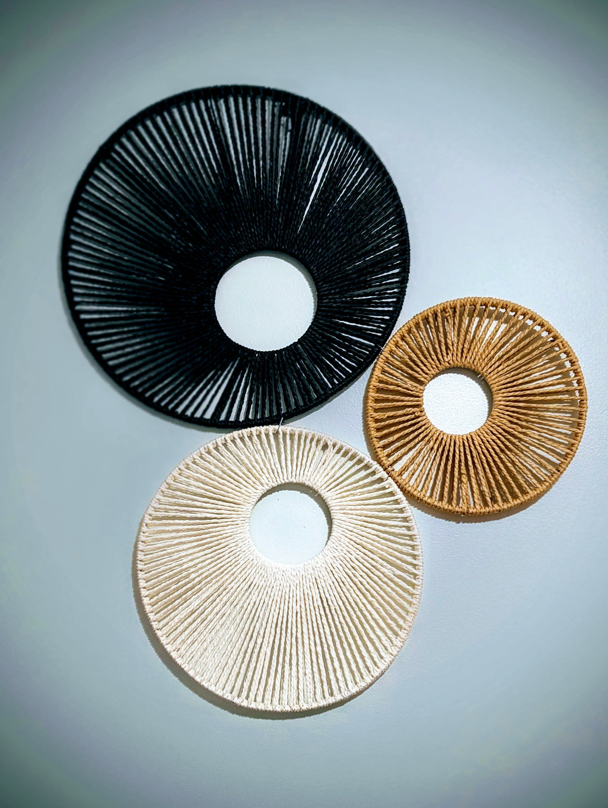 Tri-Color Woven Wall Décor Set
